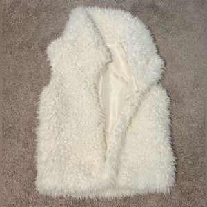 Faux Fur Vest Size XL 16 reg